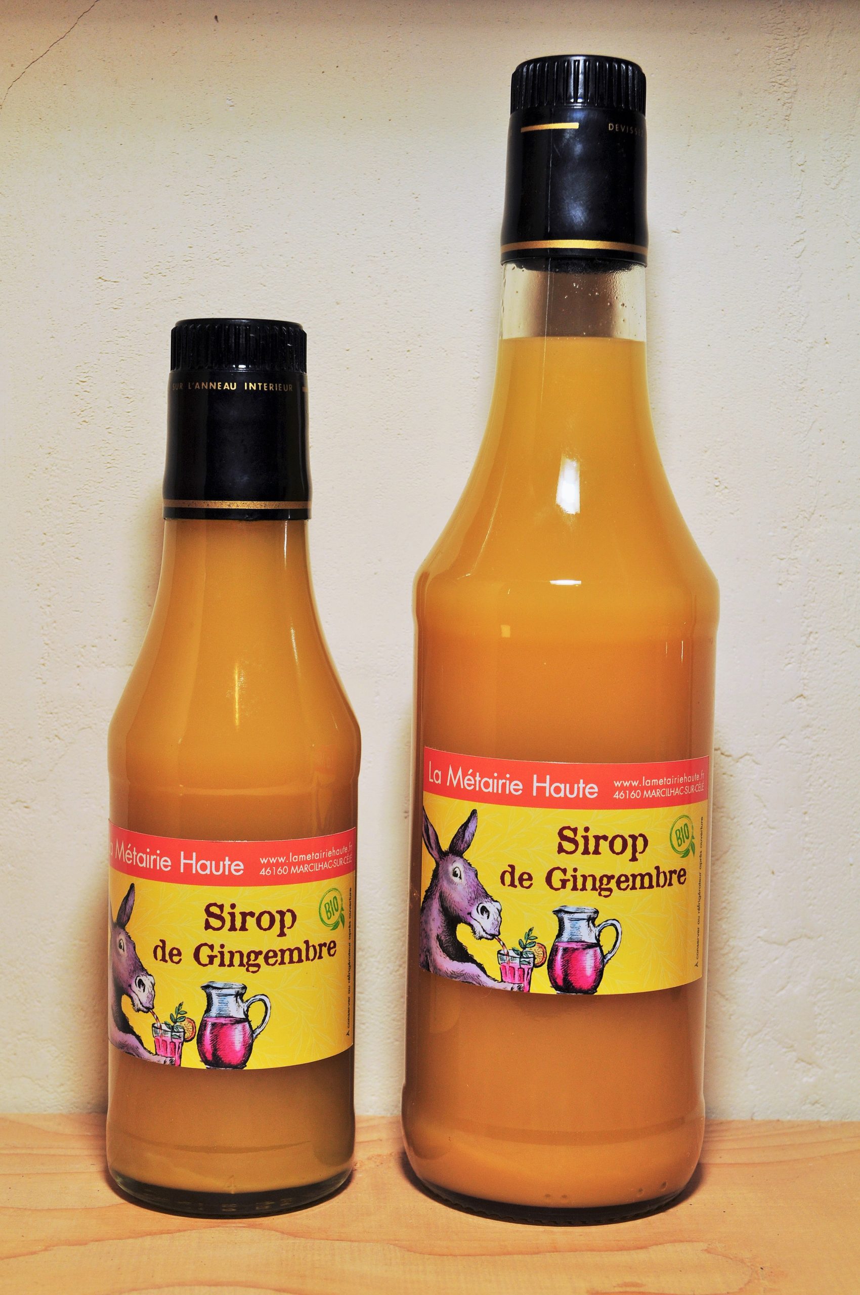 Sirop de gingembre bio